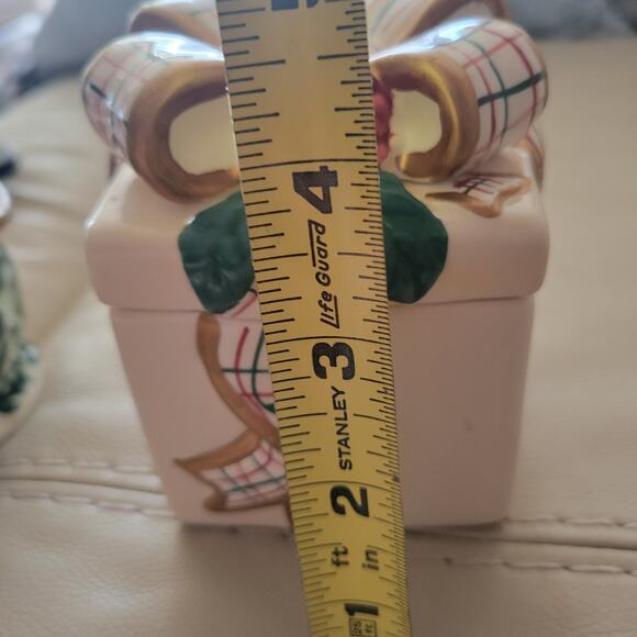 Vintage Made for Avon 2001 Christmas St Nicholas Creamer Gift Box Sugar Bowl - Picture 10 of 10